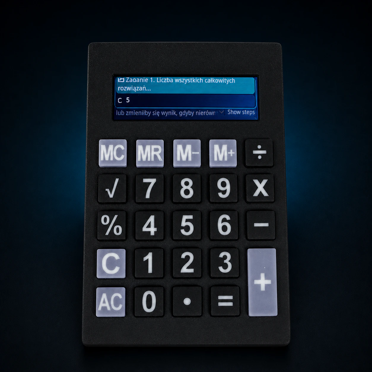 QuantumCalc Pro displaying an AI answer to a photographed problem